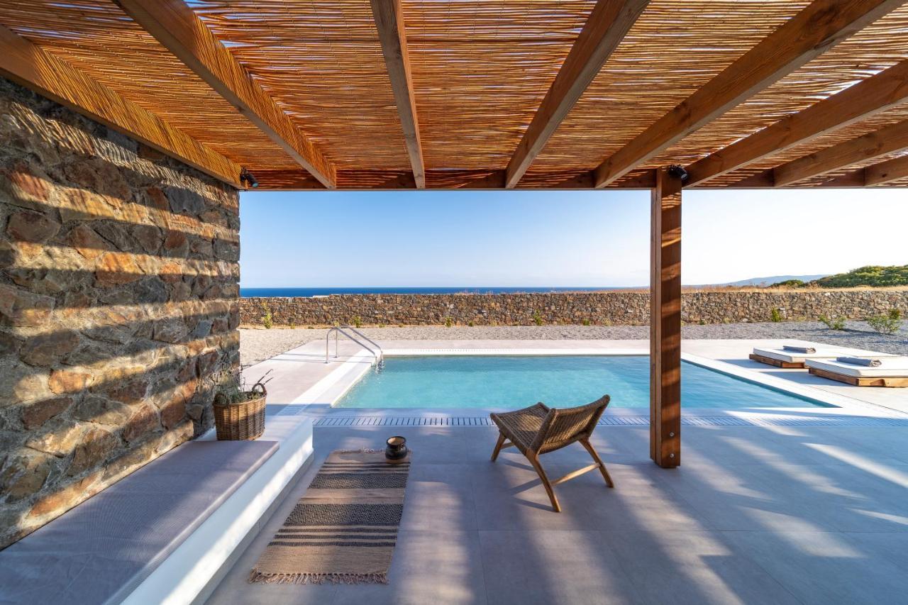 Terra D'Oro Sea View Villa With Private Pool Kiotari Bagian luar foto