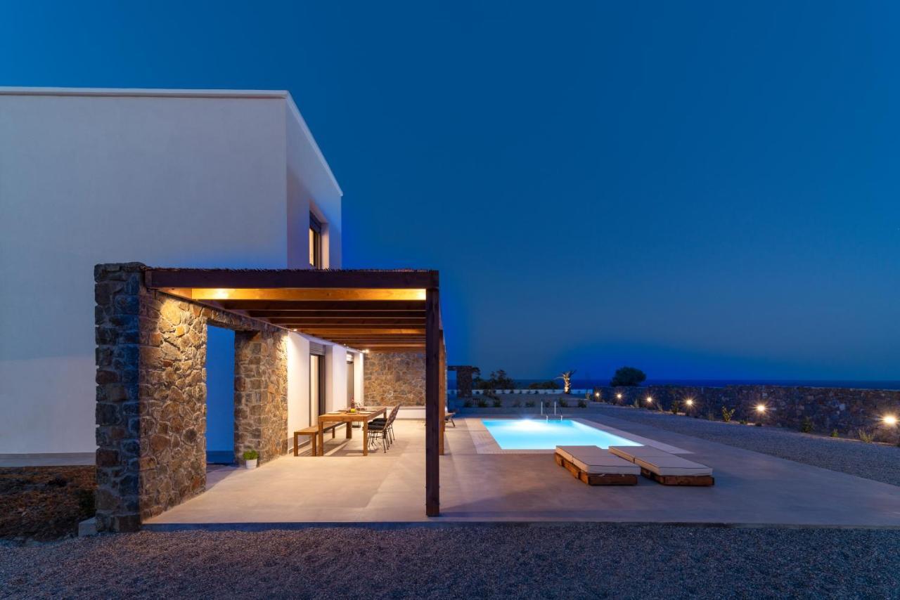 Terra D'Oro Sea View Villa With Private Pool Kiotari Bagian luar foto