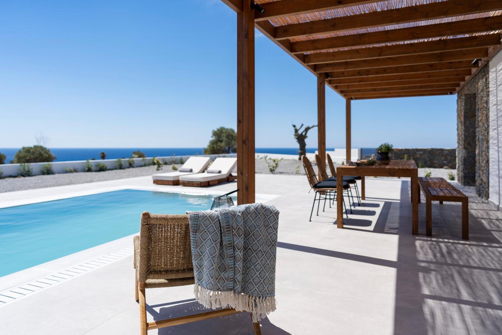 Terra D'Oro Sea View Villa With Private Pool Kiotari Ruang foto