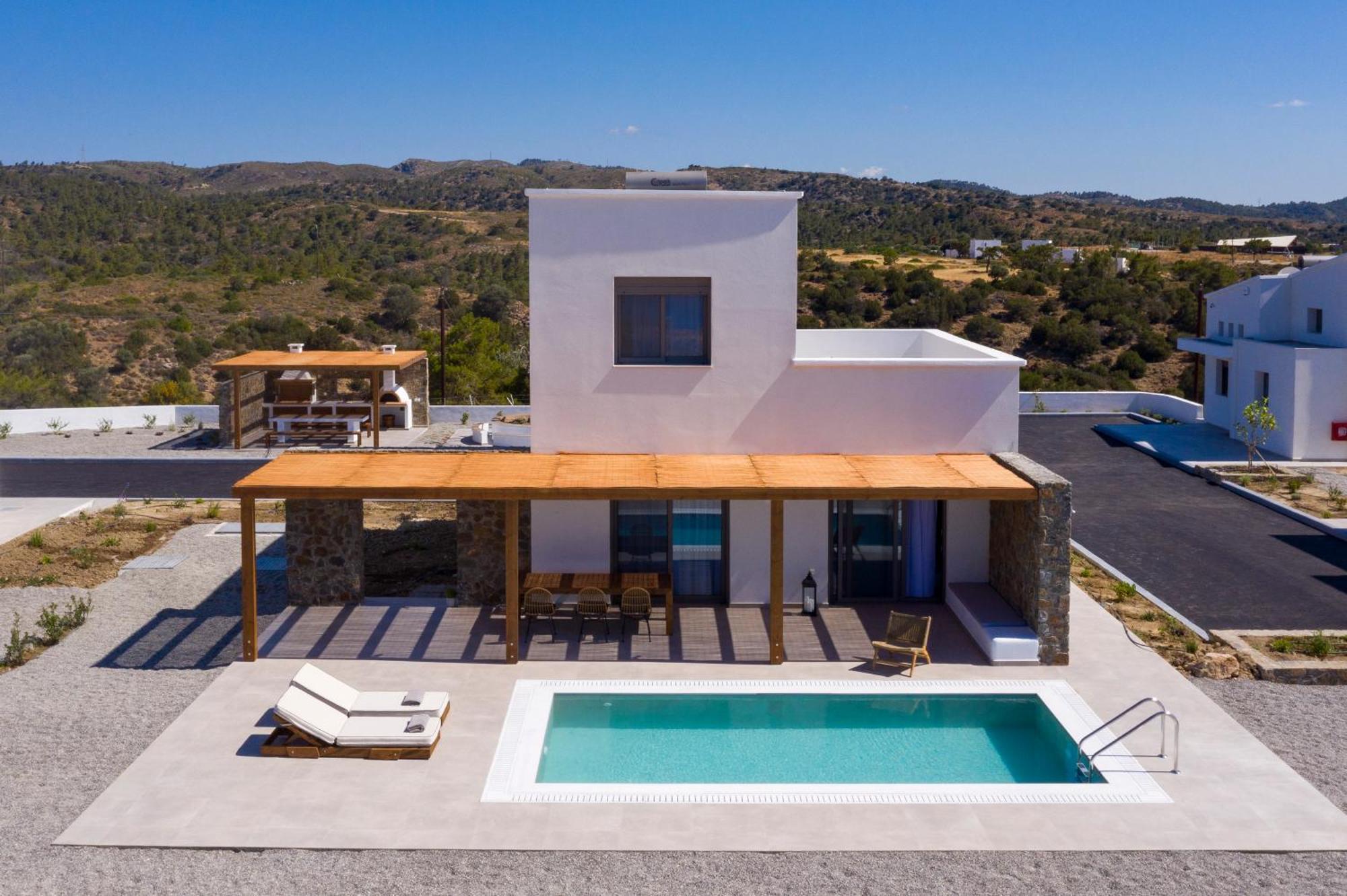 Terra D'Oro Sea View Villa With Private Pool Kiotari Ruang foto